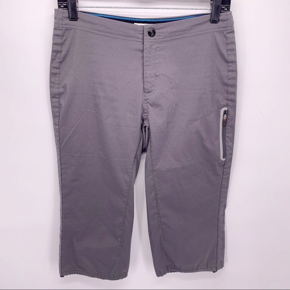 Columbia Omni-Shield Gray Cropped Hiking Pants Size 4